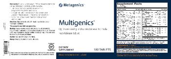 Metagenics Multigenics - supplement