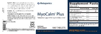 Metagenics MyoCalm Plus - supplement