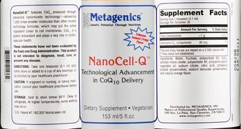 Metagenics NanoCell-Q - supplement