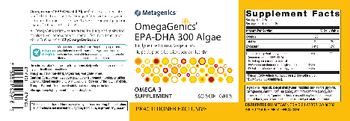 Metagenics OmegaGenics EPA-DHA 300 Algae - omega3 supplement