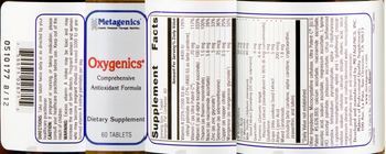 Metagenics Oxygenics - supplement