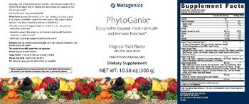 Metagenics PhytoGanix Tropical Fruit Flavor - supplement