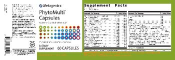 Metagenics PhytoMulti Capsules - supplement