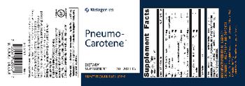Metagenics Pneumo-Carotene - supplement
