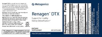 Metagenics Renagen DTX - supplement