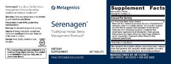 Metagenics Serenagen - supplement