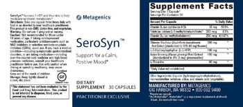 Metagenics SeroSyn - supplement