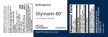 Metagenics Silymarin 80 - supplement