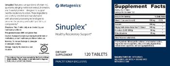 Metagenics Sinuplex - supplement