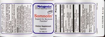 Metagenics Somnolin - supplement
