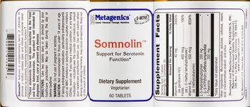 Metagenics Somnolin - supplement