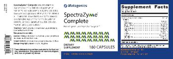 Metagenics SpectraZyme Complete - supplement