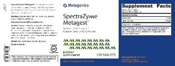 Metagenics SpectraZyme Metagest - supplement