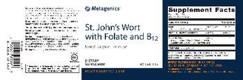 Metagenics St. John's Wort with Folate and B12 - supplement