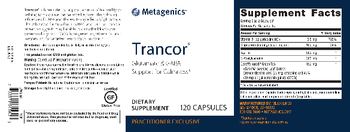 Metagenics Trancor - supplement