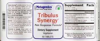 Metagenics Tribulus Synergy - supplement