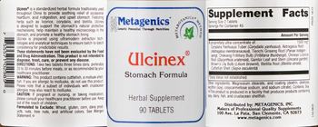 Metagenics Ulcinex - herbal supplement