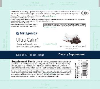 Metagenics Ultra Calm Chocolate Coconut Flavored - supplement