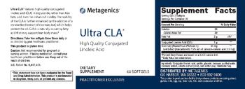 Metagenics Ultra CLA - supplement