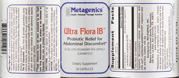 Metagenics Ultra Flora IB - supplement
