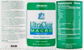 Metagenics UltraClear Macro - supplement