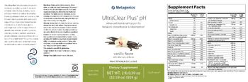 Metagenics UltraClear Plus pH Vanilla Flavor - supplement