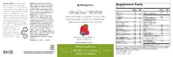 Metagenics UltraClear Renew Natural Berry Flavor - supplement