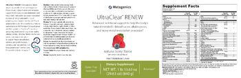 Metagenics UltraClear Renew Natural Berry Flavor - supplement