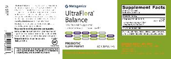 Metagenics UltraFlora Balance - probiotic supplement