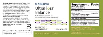 Metagenics UltraFlora Balance - probiotic supplement