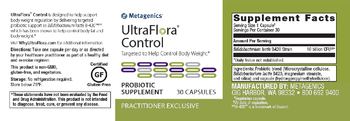 Metagenics UltraFlora Control - probiotic supplement