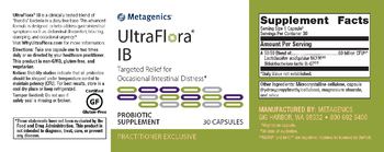 Metagenics UltraFlora IB - probiotic supplement