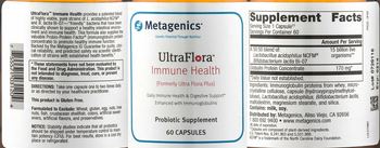 Metagenics UltraFlora Immune Health - probiotic supplement