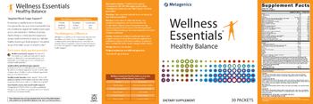 Metagenics Wellness Essentials Healthy Balance - supplement