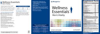 Metagenics Wellness Essentials Men's Vitality - supplement