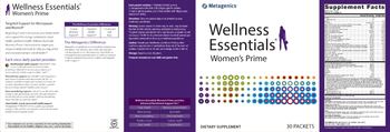 Metagenics Wellness Essentials Women's Prime - supplement