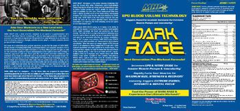 MHP Maximum Human Performance Dark Rage Fruit Punch - supplement