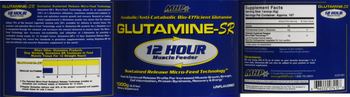 MHP Maximum Human Performance Glutamine-SR Unflavored - supplement