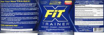 MHP Maximum Human Performance XFit Trainer Tropical Punch - supplement