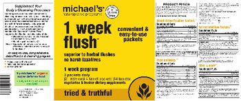 Michael's Naturopathic Programs 1 Week Flush Liver Wellness - supplement