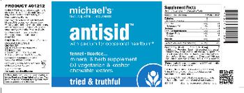 Michael's Naturopathic Programs Antisid - mineral herb supplement