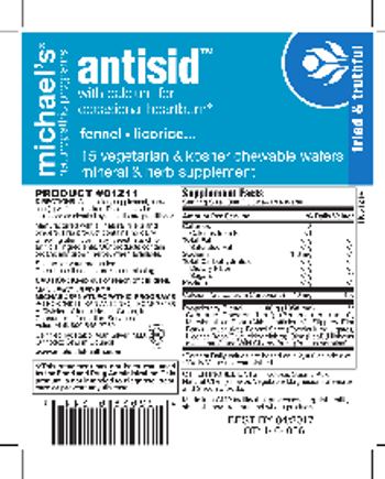 Michael's Naturopathic Programs Antisid - mineral herb supplement