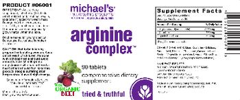 Michael's Naturopathic Programs Arginine Complex - comprehensive supplement