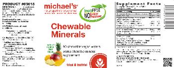 Michael's Naturopathic Programs Chewable Minerals - comprehensive mineral supplement