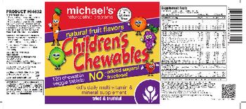 Michael's Naturopathic Programs Children's Chewables - kids daily multi vitamin mineral supplement