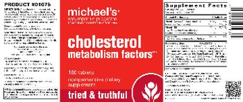 Michael's Naturopathic Programs Cholesterol Metabolism Factors - comprehensive supplement