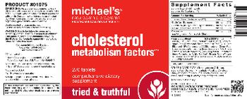 Michael's Naturopathic Programs Cholesterol Metabolism Factors - comprehensive supplement