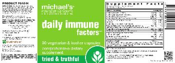 Michael's Naturopathic Programs Daily Immune Factors - comprehensive supplement