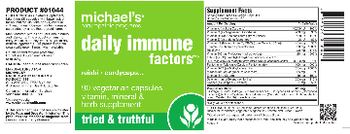 Michael's Naturopathic Programs Daily Immune Factors - comprehensive supplement