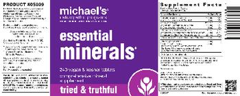 Michael's Naturopathic Programs Essential Minerals - comprehensive mineral supplement